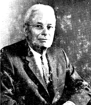 black & white portrait of Timothy Mojonnier - Mojonnier company founder