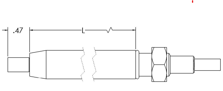 Tank Wall Point Contact Probes assembly illustration